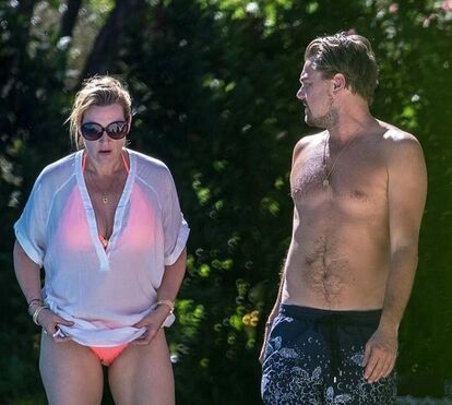 Leonardo DiCaprio e Kate Wislet passam férias juntos em Saint Tropez. Veja como ela engordou!