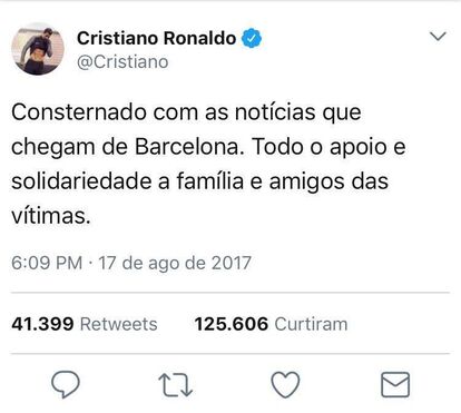 Ronaldo, Messi e Neymar unidos na dor 