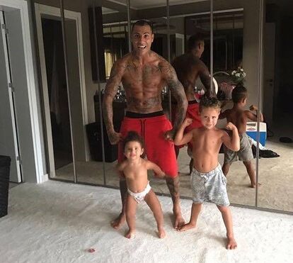 Quaresma orgulhoso dos filhos