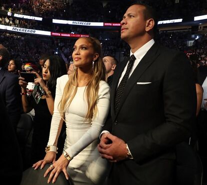 Famosos assistem à 'luta do século' 