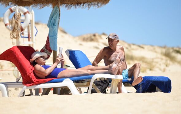 Marcelo Rebelo de Sousa, Presidente da República, Rita Amaral Cabral, Gigi, praia