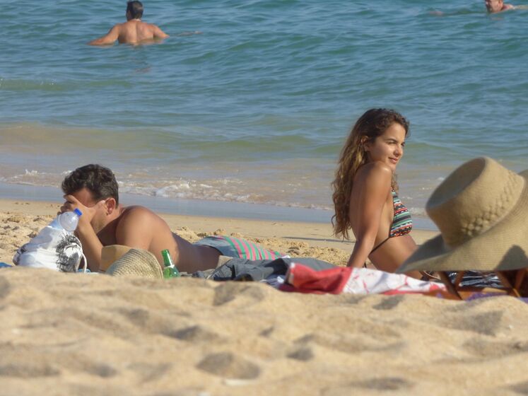 Sara Matos, Pedro Teixeira, praia, algarve
