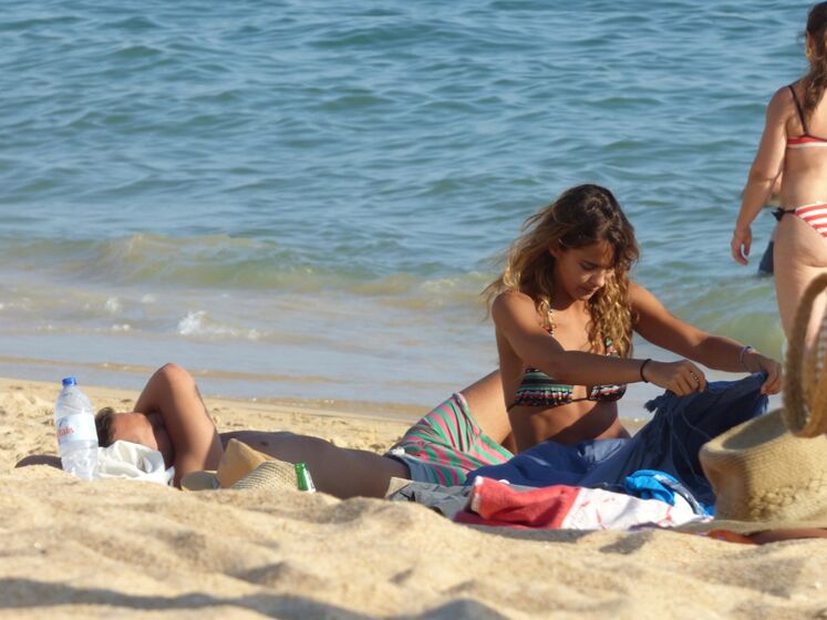 Sara Matos, Pedro Teixeira, praia, algarve