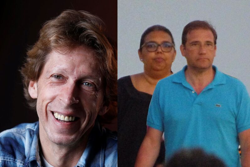 João Quadros, Laura e Pedro Passos Coelhor