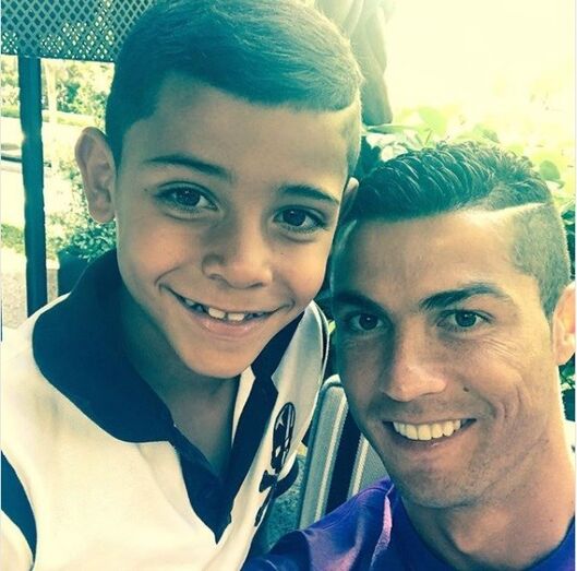 Cristiano Ronaldo e Cristianinho