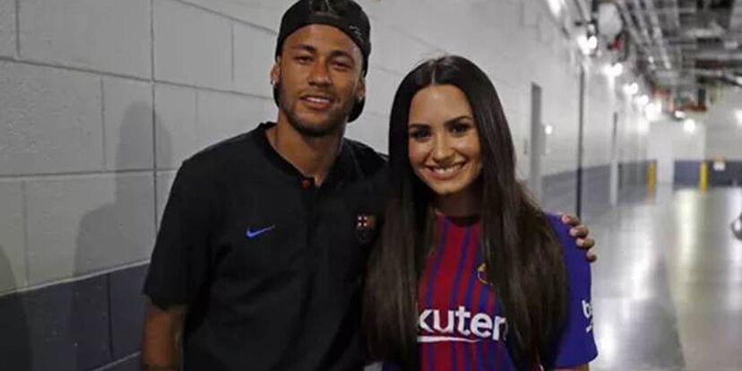 neymar, demi lovato