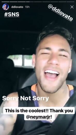 neymar, demi lovato