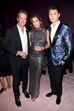 Cindy Crawford com o marido, Rande Gerber, e o filho, Presley