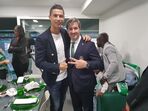 Bruno de Carvalho e Cristiano Ronaldo