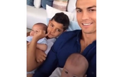 Cristiano Ronaldo mostra os filhos