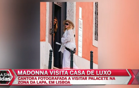 Madonna visita palacete na Lapa
