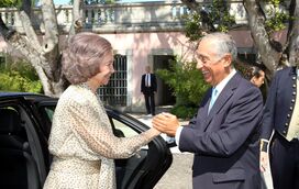 Marcelo e rainha Sofia: relação de cumplicidade