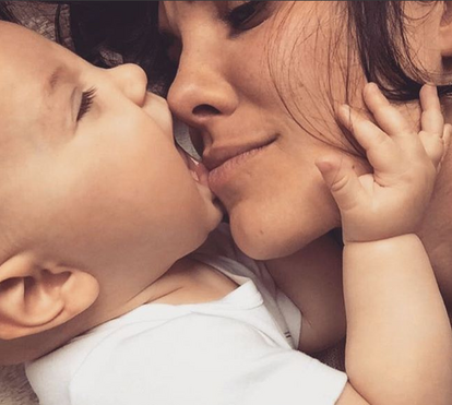 Daniela Ruah com a filha mais nova, Sierra Esther