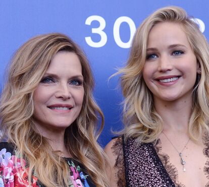 Michelle Pfeiffer, Jennifer Lawrence e Jim Carrey no Festival de Cinema de Veneza