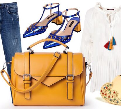 Azul e amarelo, uma conjugação para o outono