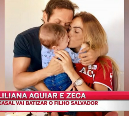 Liliana Aguiar e José Carlos Pereira batizam o filho nos Jerónimos