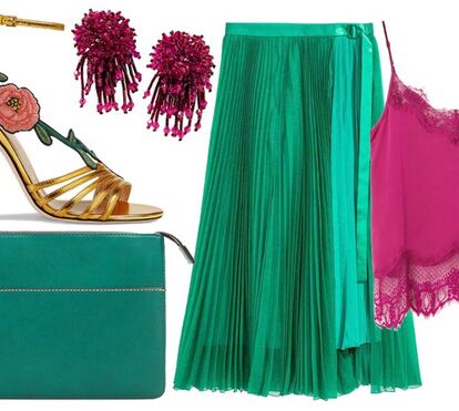 Plissado para um look de festa