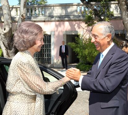 Marcelo e rainha Sofia: relação de cumplicidade