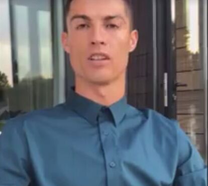 Ronaldo abraça nova campanha solidária
