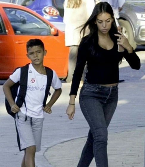 georgina rodríguez, cristianinho