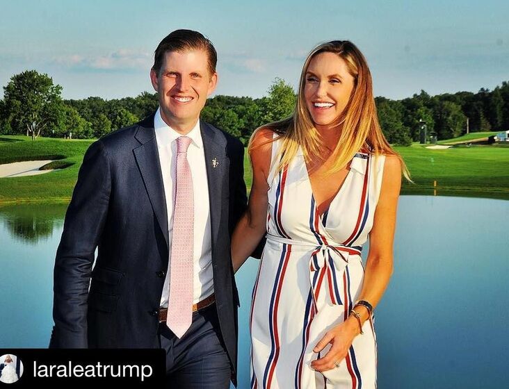 Eric Trump, Lara Lea, Donald Trump, filho