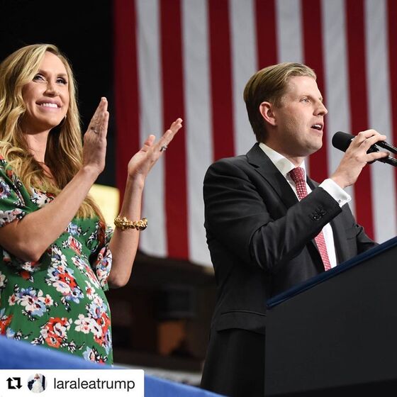 Eric Trump, Lara Lea, Donald Trump, filho