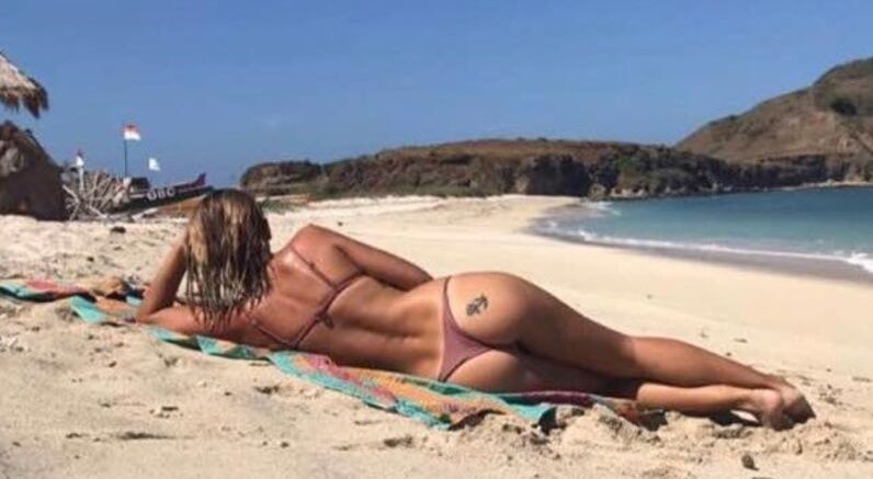 Jessica Athayde, lombok, indonésia, rabo, tatuagem