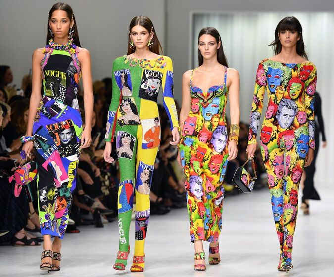Versace, desfile, semana moda milão