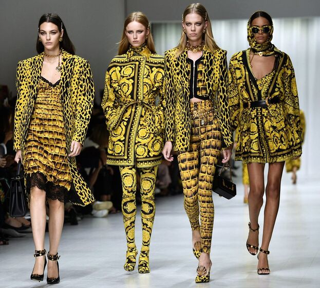 Versace, desfile, semana moda milão