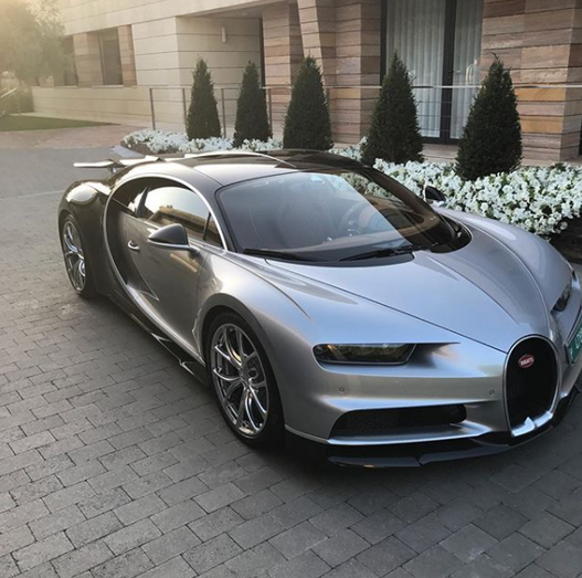 A mais recente aquisição de CR7, um Bugatti Chiron 