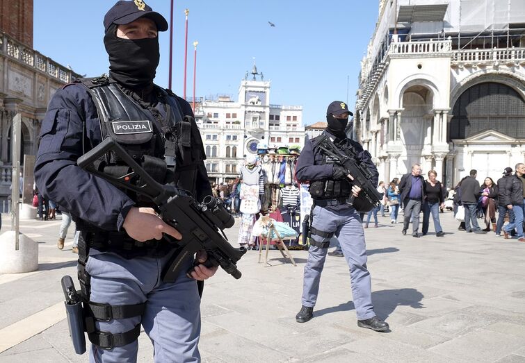 Segurança reforçada em Veneza