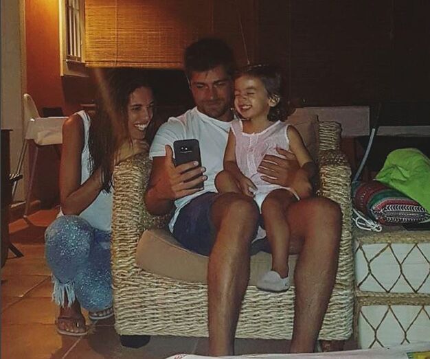 Lourenço Ortigão com a família