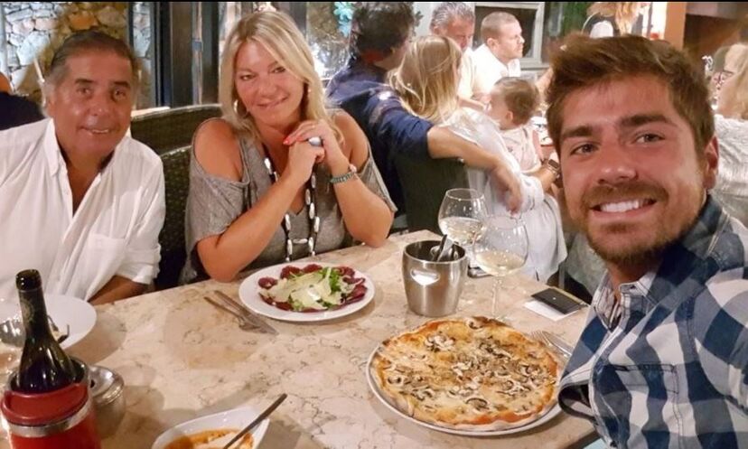 Lourenço Ortigão com a família