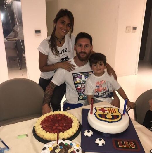 Messi em família