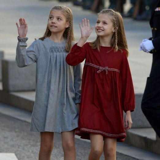 Letizia, Felipe, Sofía, Leonor