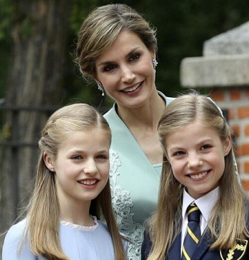 Letizia, Felipe, Sofía, Leonor