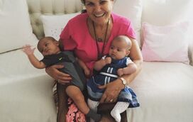 Dolores revela foto inédita dos gémeos: "A matar saudades"
