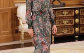 Letizia brilha com vestido de 49,95 euros