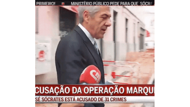 José Sócrates acusado de 31 crimes