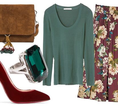 Flores com cores outonais