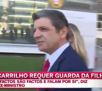 Carrilho requer guarda da filha Carlota