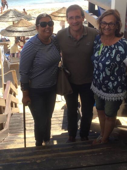 Pedro Passos Coelho, Laura Ferreira, Manuela Bexiga, sta. Eulália, algarve