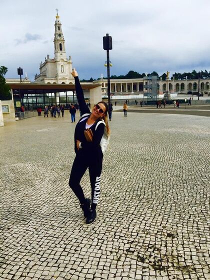 Katia Aveiro  em Fátima