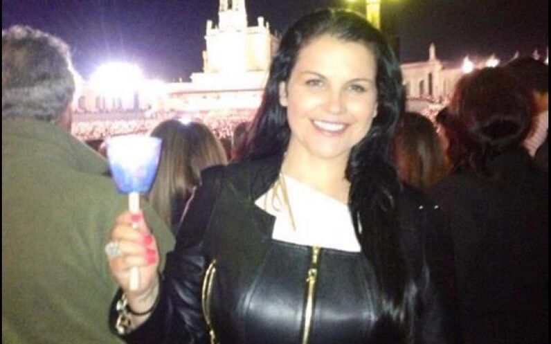 Katia Aveiro  em Fátima