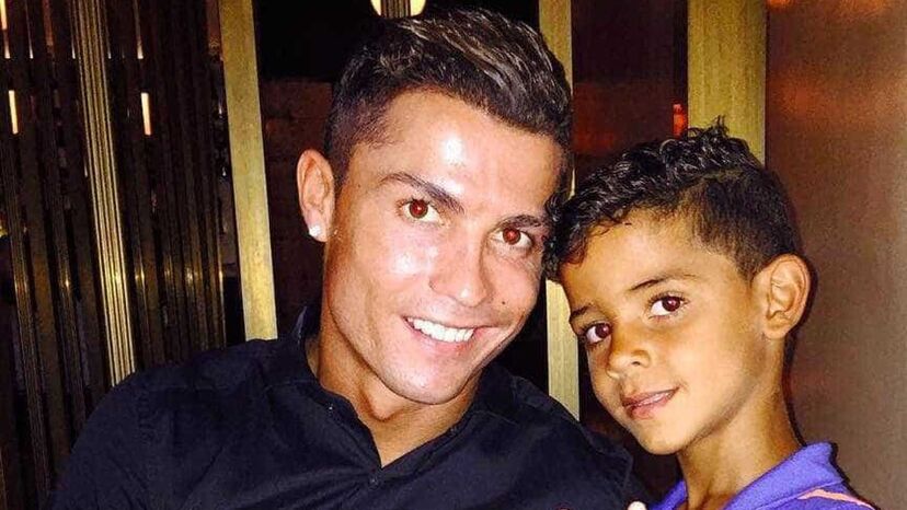 Cristiano Ronaldo e Cristianinho