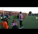 cristiano ronaldo e georgina no jogo de Cristianinho