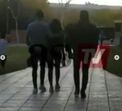cristiano ronaldo e georgina no jogo de Cristianinho