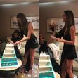Bolo de despedida de Alessandra Ambrosio