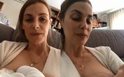 Dalia Madruga faz vídeo a amamentar a filha