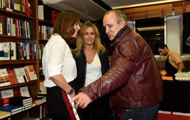 Margarida Marinho feliz ao lado do francês Laurent Saglio